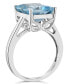 ფოტო #3 პროდუქტის Topaz (4-1/4 ct. t.w.) Ring in 14K White Gold