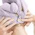 Quick drying hair towel WrapSha Purple