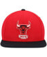 Фото #3 товара Men's Red and Black Chicago Bulls Hardwood Classics Team Two-Tone 2.0 Snapback Hat