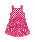 ფოტო #10 პროდუქტის Big Girls Cotton Dresses, Pink Black Roses