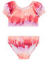 Фото #3 товара Toddler Tie-Dye 2-Piece Swimsuit 4T