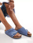 Birkenstock Zurich sandals in blue suede