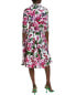 Фото #2 товара Samantha Sung Audrey Shirtdress Women's Pink 8