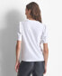 ფოტო #2 პროდუქტის Women's Crewneck Fashion-Graphic Puff-Sleeve Top