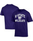 Фото #1 товара Men's Purple Kansas State Wildcats High Motor T-shirt