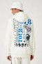 Erkek Kırık Beyaz Sweatshirt 3WAM70586MK