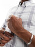Фото #6 товара Рубашка мужская ASOS – клетчатая серая в классическом крое