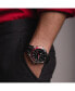 Men's Hybromatic Watch with Silicone Strap and Solid Stainless Steel 1-2109