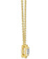 ფოტო #3 პროდუქტის Certified Diamond Emerald-Cut Solitaire 18" Pendant Necklace (1/2 ct. t.w.) in 14k Gold Featuring Diamonds from the Beers Code of Origin, Created for Macy's