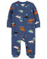 Фото #4 товара Baby Dinosaurs 2-Way Zip Cotton Sleep & Play Pajamas 6M