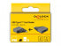 Фото #3 товара Delock 64117 - MMC - MMC Mobile - MMCmicro - MicroSD (TransFlash) - MicroSDHC - MiniSD - MiniSDHC - RS-MMC - SD - SDHC - SDXC - Grey - 5000 Mbit/s - USB 3.2 Gen 1 (3.1 Gen 1) Type-C - 35 mm - 51 mm