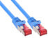 Фото #1 товара InLine Patch Cable S/FTP PiMF Cat.6 250MHz copper halogen free blue 10m