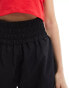 Nike One Training Dri-Fit ultra high rise 3 inch shorts in black