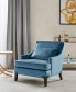 Фото #10 товара Martha Stewart Anna 30.75" Wide Fabric Arm Accent Chair