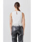 ფოტო #3 პროდუქტის Women's Feather Trim Top