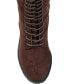 Фото #4 товара Women's Jenicca Extra Wide Calf Lace Up Boots