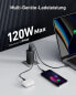 Anker 737 Power Adapter"Schwarz USB-C + USB-A 120 W