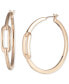 ფოტო #1 პროდუქტის Medium Link Hoop Earrings, 1.23"