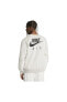 Фото #5 товара Sportswear Air Brushed-back Fleece Beyaz Renk Erkek Sweatshirt