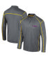 Фото #1 товара Men's Black LSU Tigers Cameron Quarter-Zip Windshirt