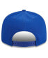 Men's Blue New York Knicks Golden Tall Text 9FIFTY Snapback Hat