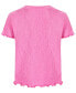 Big Girls Solid-Color Textured T-Shirt, Created for Macy's