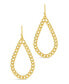 ფოტო #2 პროდუქტის 14K Gold Plated or Rhodium Plated Nikole Chain Link Dangle Earrings