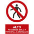 Фото #1 товара NORMALUZ Acto Accesible Sólo A Personal Autorizado Sign 30x40 cm