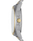 ფოტო #3 პროდუქტის Men's Three Hand Two-Tone Alloy Watch 44mm Gift Set