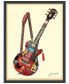 Фото #1 товара 'Electric Guitar' Dimensional Collage Wall Art - 25" x 33''