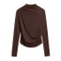 Фото #3 товара SUPERDRY Long Sleeve Ruched Mock Neck Sweater