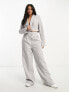 Kaiia wide leg trouser co-ord in grey