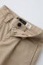 True neutrals carrot fit trousers with darts