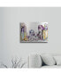 Фото #3 товара Pat Saunders-White The Gang Floating Brushed Aluminum Art - 22" x 25"