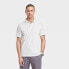 Men's Performance Polo Shirt - Goodfellow & Co White/Striped L