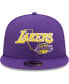 Фото #3 товара Men's Purple Los Angeles Lakers Team State 9Fifty Snapback Hat