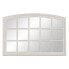 Wall mirror White Crystal Paolownia wood Vertical Window 80 x 3,5 x 120 cm