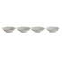 Set of bowls DKD Home Decor White Porcelain 17 x 17 x 7 cm