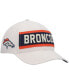 ფოტო #1 პროდუქტის Men's '47 Cream Denver Broncos Crossroad MVP Adjustable Hat