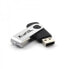 Xlyne SWG - 32 GB - USB Type-A - 2.0 - 8 MB/s - Swivel - Black,Silver