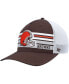 Men's Brown Cleveland Browns Altitude II MVP Trucker Snapback Hat - фото #2