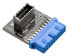 Фото #7 товара Akasa AK-CBUB51-BK - USB 3.0 19-pin header - USB 3.1 A - Blue