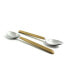 Фото #1 товара Golden Cut Hammered Tablespoons - Set of 6