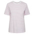 PIECES Ria Fold Up Stripes short sleeve T-shirt