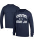 Фото #2 товара Men's Navy Penn State Nittany Lions High Motor Long Sleeve T-shirt