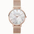 Фото #1 товара Paul Valentine Damen Armbanduhr ROSE GOLD SEASHELL MESH 32 MM PV32511