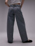 Фото #3 товара Topshop Petite cinch back jean in dirty bleach