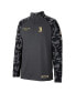 Men's Charcoal UCLA Bruins OHT Military-Inspired Appreciation Long Range Raglan Quarter-Zip Jacket