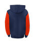 ფოტო #2 პროდუქტის Big Boys Navy, Orange Houston Astros Postcard Full-Zip Hoodie Jacket