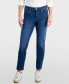 ფოტო #1 პროდუქტის Women's Mid-Rise Stretch Slim-Leg Jeans, Created for Macy's